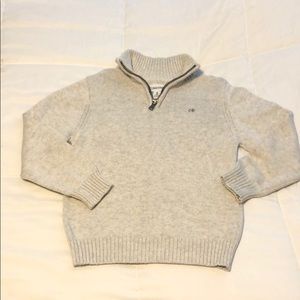 Calvin Klein boys half zip sweater